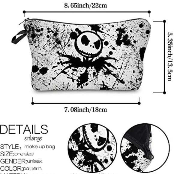 Nightmare Before Christmas Makeup Bag - Picture 2 of 5